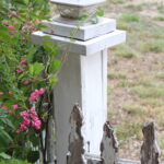 1310 Fiorella.Front Yard Fence with Flowers.July 11th.Mak