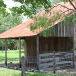 1416 Fiorella.Barn in Perspective from Street.June 20th.Mak