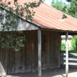 1416 Fiorella.Barn in Perspective from Yard (Vertical).July 2nd.Mak