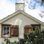 1416 Fiorella.Northwest chimney and windows horizontal.June 20th.Mak
