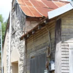 2404 CR 271.South Side Facade in Perspective from East (Zoomed In).July 22nd.Mak